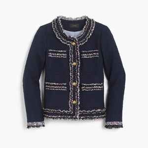 J. Crew Lady jacket with Liberty trim